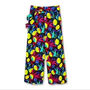NWT Tabitha Brown x Target Lemon Print Wide Leg Trousers
